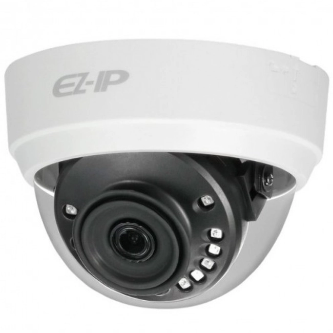 IP видеокамера EZ-IP EZ-IPC-D1B20P-0280B (Купольная, Внутренней установки, Проводная, Фиксированный объектив, 2.8 мм, 1/2.7", 2 Мп ~ 1920×1080 Full HD)