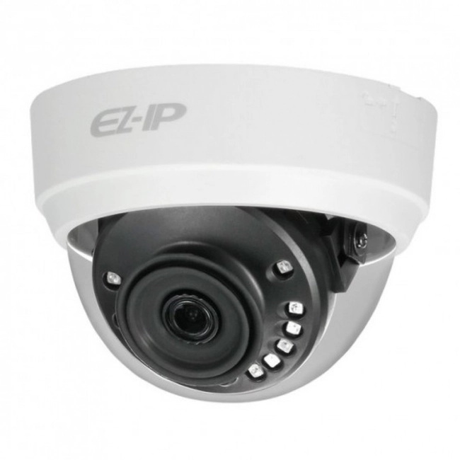 IP видеокамера EZ-IP EZ-IPC-D1B20P-0360B (Купольная, Внутренней установки, Проводная, Фиксированный объектив, 3.6 мм, 1/2.7", 2 Мп ~ 1920×1080 Full HD)