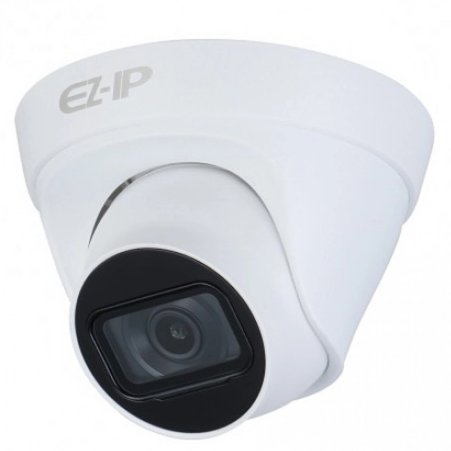 IP видеокамера EZ-IP EZ-IPC-T1B41P-0280B (Купольная, Внутренней установки, Проводная, Фиксированный объектив, 2.8 мм, 1/3", 4 Мп ~ 2688×1520)