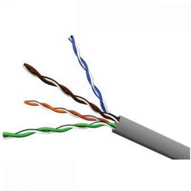Кабель витая пара Molex Неэкраинрованный кабель PowerCat 5E; 4 витых пары; оболочка из поливинилхлорида (PVC) 39.A0360