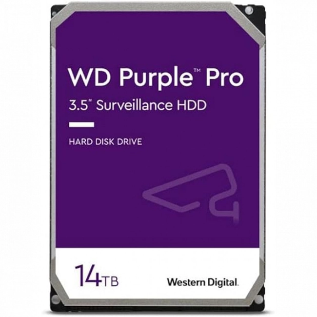 Внутренний жесткий диск Western Digital WD142PURP (HDD (классические), 14 ТБ, 3.5 дюйма, SATA)