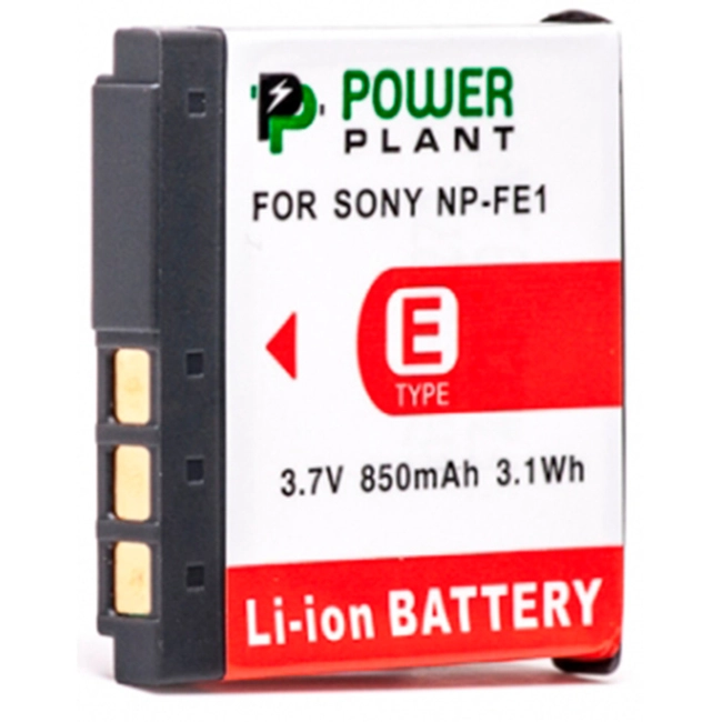 Аксессуар для фото и видео PowerPlant Aккумулятор Sony NP-FE1 850mAh DV00DV1062