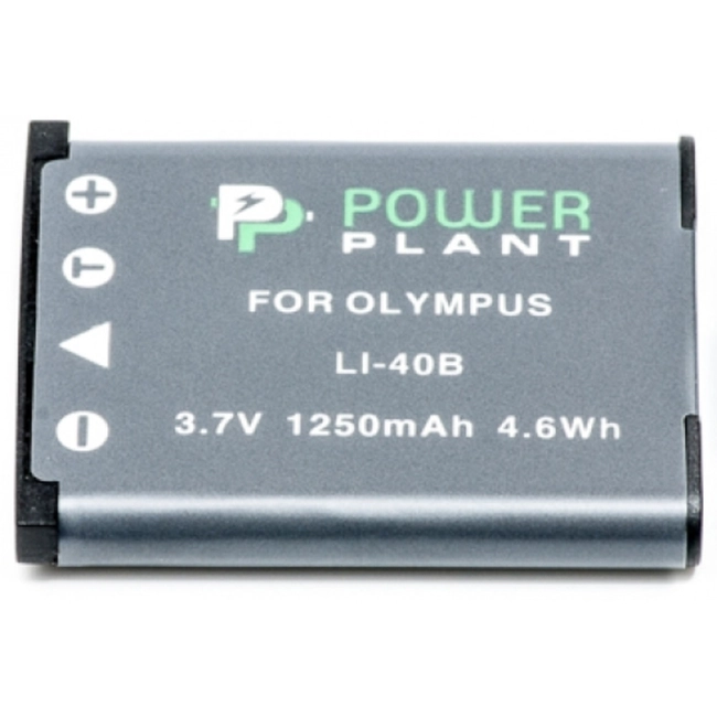 Аксессуар для фото и видео PowerPlant Аккумулятор Olympus Li-40B DV00DV1090