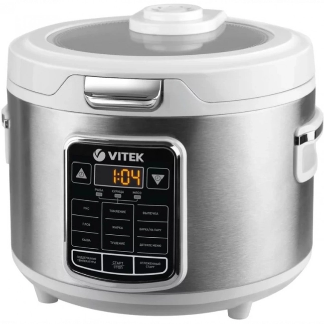 Мультиварка VITEK VT-4281 VT-4281-Silver (800 Вт, 4)
