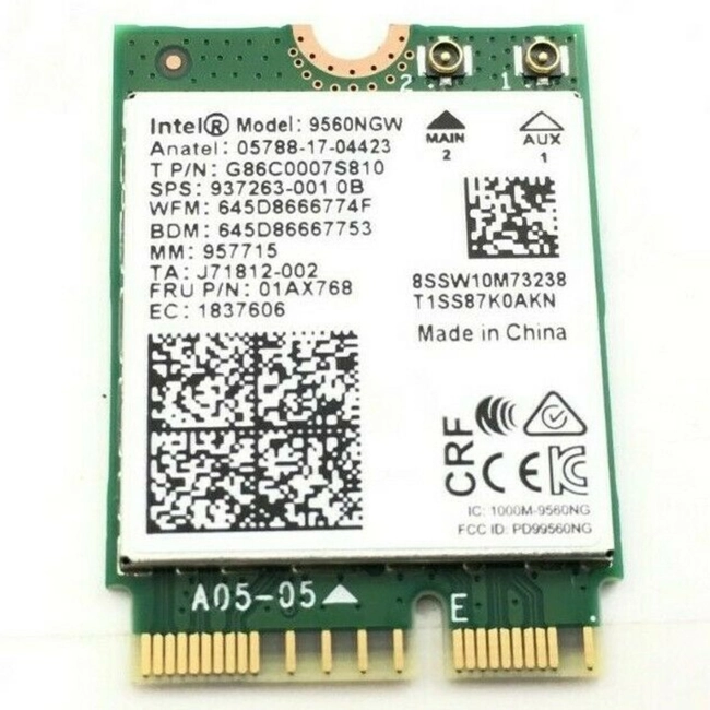 Сетевая карта Intel 9462.NGWG.NV