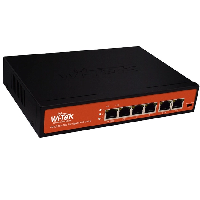Коммутатор Wi-Tek WI-PS305G v2 (1000 Base-TX (1000 мбит/с))