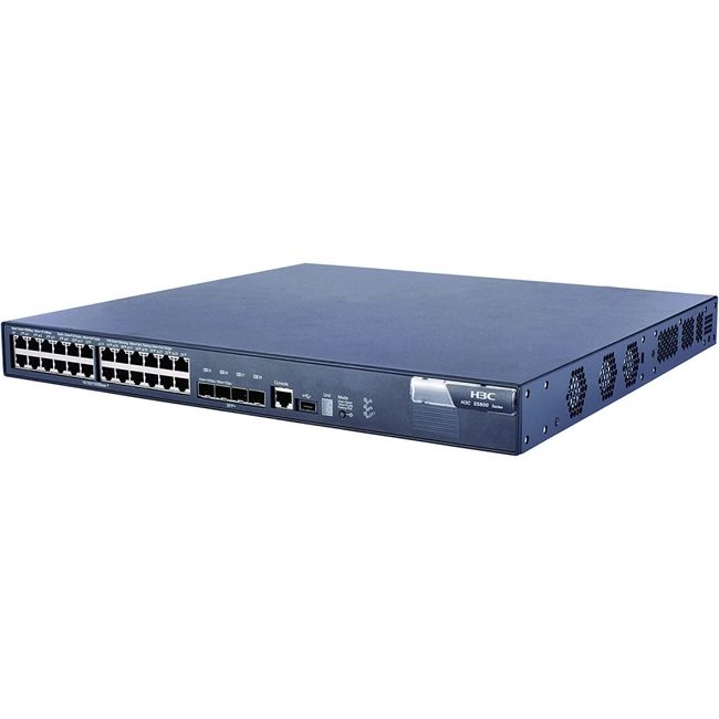 Коммутатор HPE 5800 JC100A (1000 Base-TX (1000 мбит/с), 4 SFP порта)