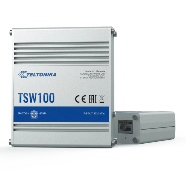 Коммутатор TELTONIKA (SW1000000) TSW100 (1000 Base-TX (1000 мбит/с))
