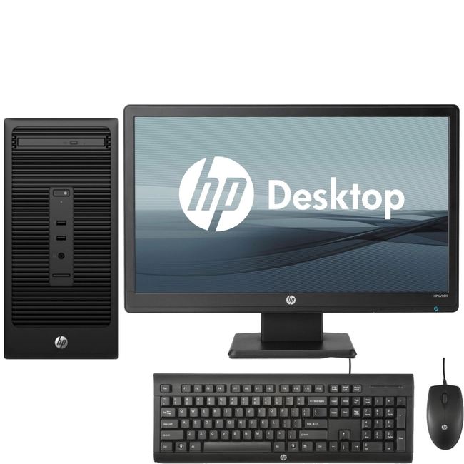 Настольный компьютерный комплект HP Bundle 280 G2 MT Z2J87EA (HP V213a, Pentium, G4400, 3.3 ГГц, 4, HDD, 500 ГБ, Windows 10 Pro)