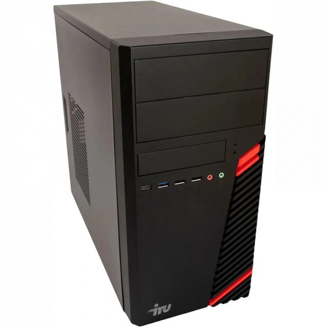 Персональный компьютер iRU Office 310H6SM 1911837 (Core i3, 12100, 3.3, 8 Гб, SSD, Windows 11 Pro)