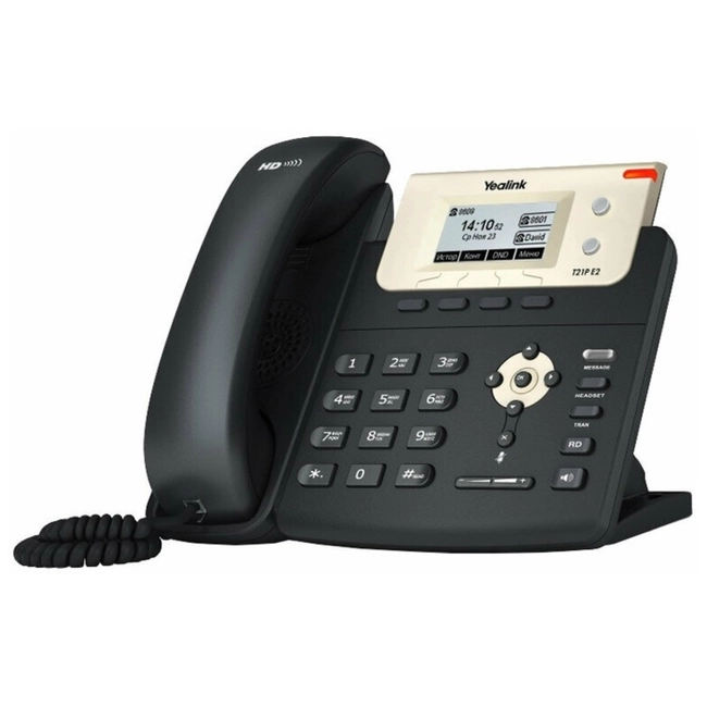 IP Телефон Yealink SIP-T21P E2 (без БП) (Поддержка PoE)