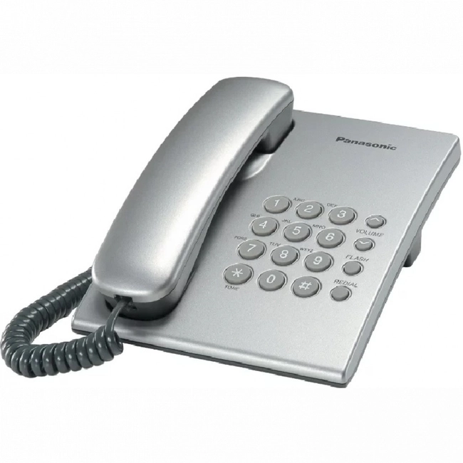 Аналоговый телефон Panasonic KX-TS2350CAH Gray