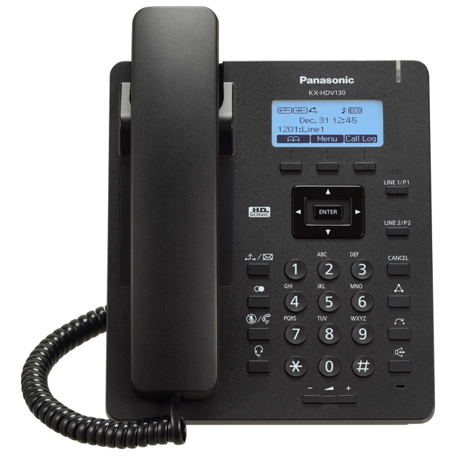 IP Телефон Panasonic KX-HDV130 KX-HDV130RUB (Поддержка PoE)