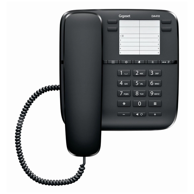 Аналоговый телефон Gigaset DA410 Black S30054-S6529-S301