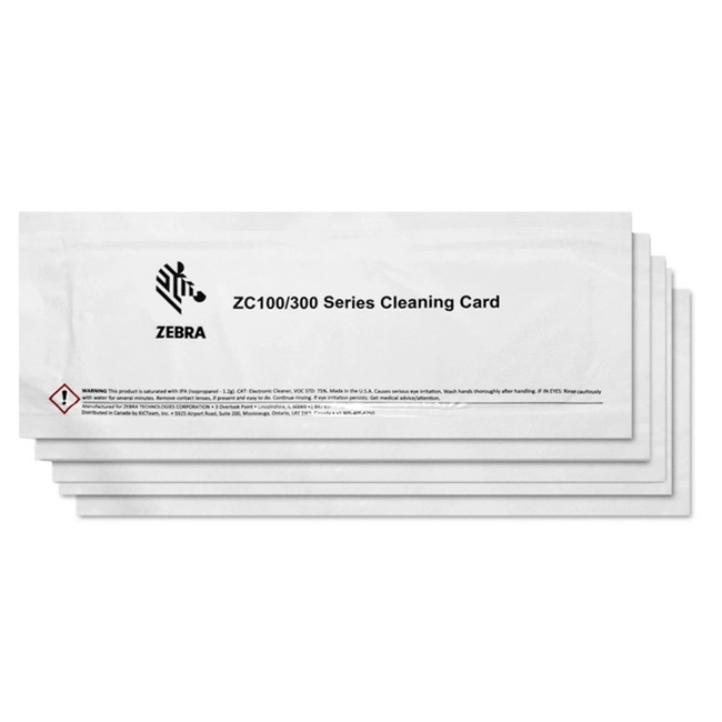 Расходный материал Zebra CLEANING CARD KIT,ZC 105999-310