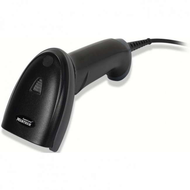 Сканер штрихкода Mertech 2210 P2D черный с гибкой подставкой Mertech4809+4793 (Ручной проводной, 2D, USB-COM, USB-HID, Черный)