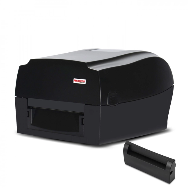Принтер этикеток Mertech TLP300 TERRA NOVA USB, RS232, Ethernet Black с отрезчиком Mertech4592+4543