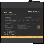 Блок питания Ocypus Delta P650 650W Black Delta-P650-B1FDBK024X-EU (650 Вт)