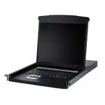 KVM-переключатель SHIP KVM консоль AS-7108ULG, 17", 2 порта USB, 8 портов VGA