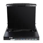 KVM-переключатель SHIP KVM консоль AS-7108ULG, 17", 2 порта USB, 8 портов VGA