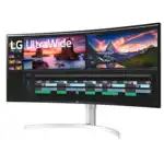Монитор LG 38" UltraWide QHD+ 38WN95C-W 38WN95C-W.ARUZ (38 ", IPS, QHD+ 3840x1600 (12:5), 144 Гц)
