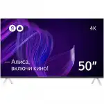 Телевизор Яндекс 50" умный телевизор с Алисой YNDX-00072 (50 ", Smart TV, Черный)