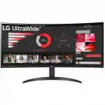 Монитор LG UltraWide 34WR50QC-B 34WR50QC-B.ARUZ (34 ", IPS, WQHD 3440x1440 (21:9), 100 Гц)