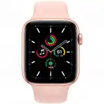 Apple Watch SE GPS, 44mm Gold Aluminium Case with Starlight Sport Band MKQ53GK/A
