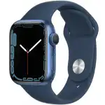 Apple Watch Series 7 GPS, 41mm Blue Aluminium Case with Abyss Blue Sport Band MKN13GK/A
