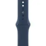 Apple Watch Series 7 GPS, 41mm Blue Aluminium Case with Abyss Blue Sport Band MKN13GK/A