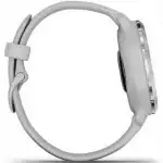 Garmin Venu 2S Silver Bezel with Mist Gray Case and Silicone Band 010-02429-12