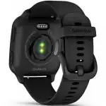 Garmin Venu Sq 2 - Music Edition Slate Bezel with Black Case and Silicone Band 010-02700-10