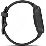 Garmin Venu Sq 2 - Music Edition Slate Bezel with Black Case and Silicone Band 010-02700-10