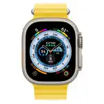 Apple Watch Ultra 49mm Titanium Case with Yellow ocean Band MNH93LL/A