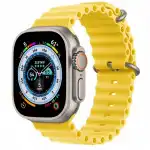 Apple Watch Ultra 49mm Titanium Case with Yellow ocean Band MNH93LL/A