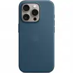 Аксессуары для смартфона Apple Чехол для iPhone 15 Pro FineWoven Case with MagSafe - Pacific Blue MT4Q3ZM/A