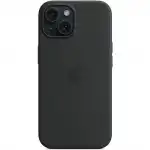 Аксессуары для смартфона Apple Чехол для iPhone 15 Silicone Case with MagSafe - Black MT0J3ZM/A