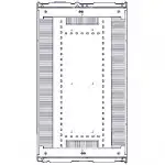 Серверный шкаф Systeme Electric Uniprom 42U-600/1070 UR3100