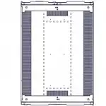 Серверный шкаф Systeme Electric Uniprom 42U-750/1070 UR3150