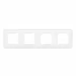 Кабельный канал Legrand Mosaic - Рамка 4х2М, горизонтальная, белый 078808L