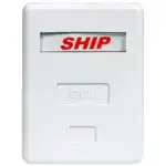 Сетевая розетка SHIP 1-port RJ-45 UTP Cat.6 A184-1