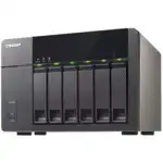 Дисковая системы хранения данных СХД Qnap Сетевой RAID-накопитель, 6 отсеков для HDD, HDMI-порт. Intel Celeron J1800 2,41 ГГц , 1ГБ. TS-651 (Tower, Tower)