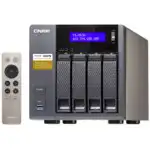 Дисковая системы хранения данных СХД Qnap Сетевой RAID-накопитель, 4 отсека для HDD, HDMI-порт. Четырехъядерный Intel Celeron N3150 1,6 ГГц TS-453A-4G (Tower, Tower)