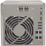 Дисковая системы хранения данных СХД Qnap Сетевой RAID-накопитель, 4 отсека для HDD, HDMI-порт. Четырехъядерный Intel Celeron N3150 1,6 ГГц TS-453A-4G (Tower, Tower)