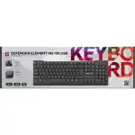 Клавиатура Defender Element HB-190 USB RU 45191 (Проводная, USB)