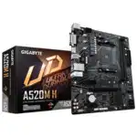 Материнская плата Gigabyte A520M H (micro-ATX, AMD AM4)