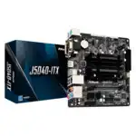 Материнская плата ASRock J5040-ITX (Mini-iTX, Установлен Intel Pentium Silver J5040)