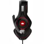 Наушники CROWN micro CMGH-102T Black&red