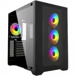 Корпус Powercase  Vision Black CVBA-L4 (Midi-Tower)
