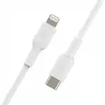 Кабель интерфейсный Belkin Lightning - USB-С white (1m) CAA003BT1MWH